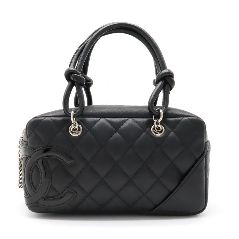 Chanel Cambon Line Mini Bowling Handbag